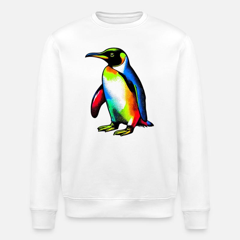 Pinguin - Stanley/Stella Unisex Bio-Sweatshirt ROLLER - Weiß