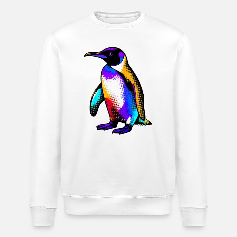 Pinguin - Stanley/Stella Unisex Bio-Sweatshirt ROLLER - Weiß
