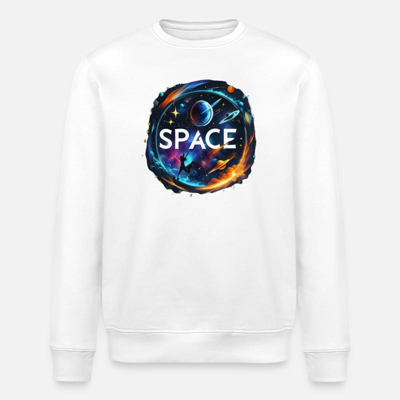 Raum - Stanley/Stella Unisex Bio-Sweatshirt ROLLER - Weiß