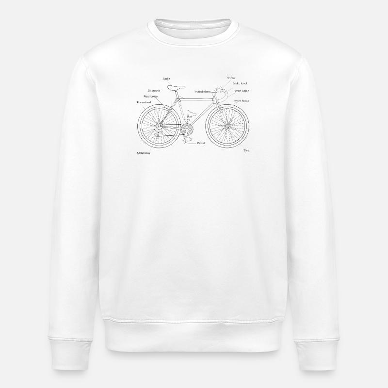 Design needs image - Stanley/Stella ROLLER Unisex Organic Sweatshirt - white