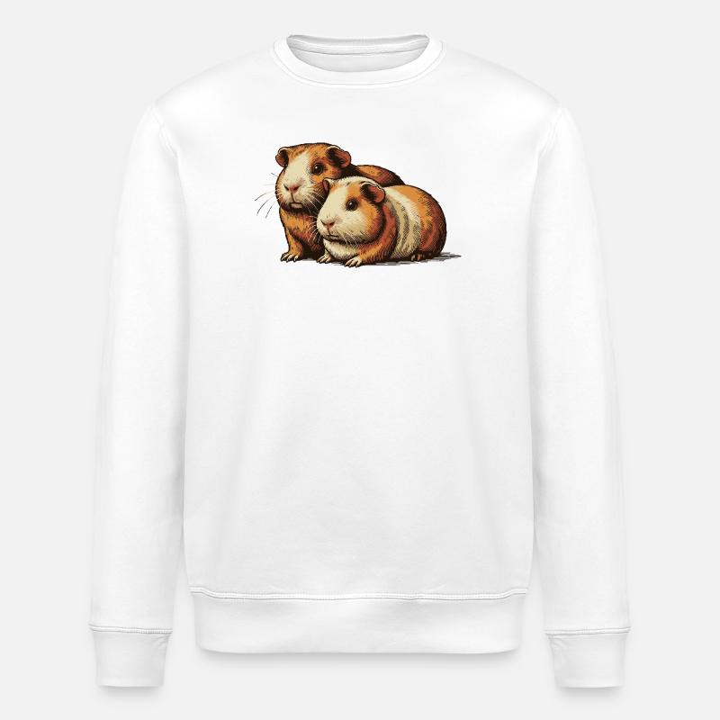 Team Cuteness - Stanley/Stella Unisex Bio-Sweatshirt ROLLER - Weiß
