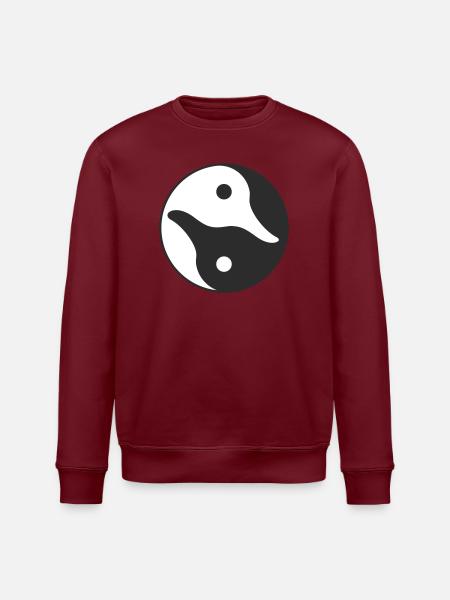 Canard Yin Yang - Sweat bio ROLLER Stanley/Stella Unisexe - blanc