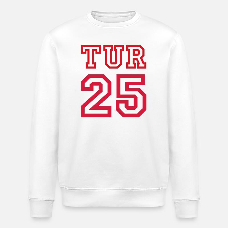 TURKEY Türkei - Stanley/Stella Unisex Bio-Sweatshirt ROLLER - Weiß
