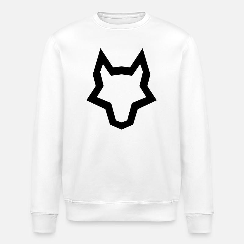 LOGO du loup - Sweat bio ROLLER Stanley/Stella Unisexe - blanc