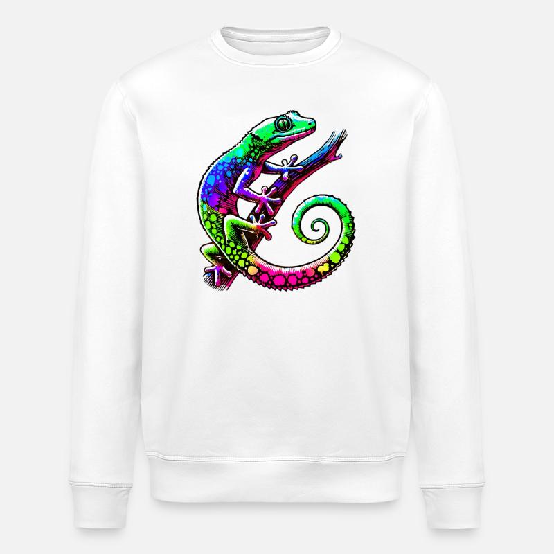 Gecko - Sweat bio ROLLER Stanley/Stella Unisexe - blanc