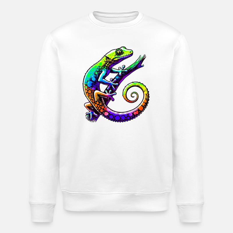 Gecko - Sweat bio ROLLER Stanley/Stella Unisexe - blanc