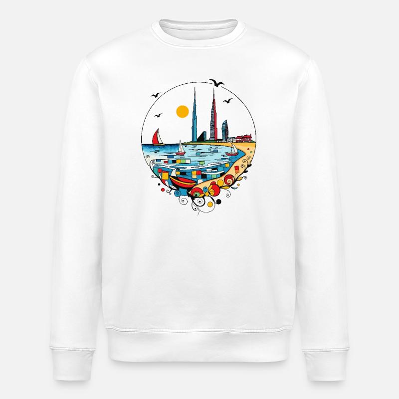 Dubai - Stanley/Stella Unisex Bio-Sweatshirt ROLLER - Weiß