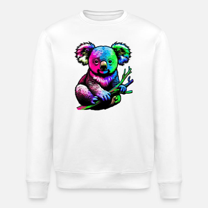 Koala - Stanley/Stella Unisex Bio-Sweatshirt ROLLER - Weiß