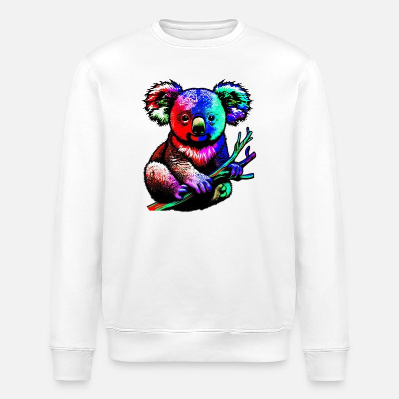 Koala - Stanley/Stella Unisex Bio-Sweatshirt ROLLER - Weiß