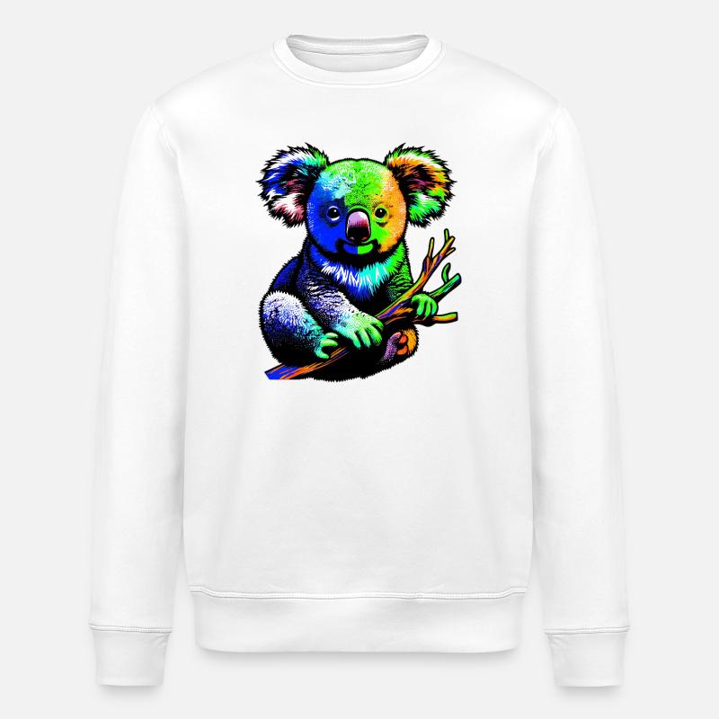 Koala - Stanley/Stella Unisex Bio-Sweatshirt ROLLER - Weiß