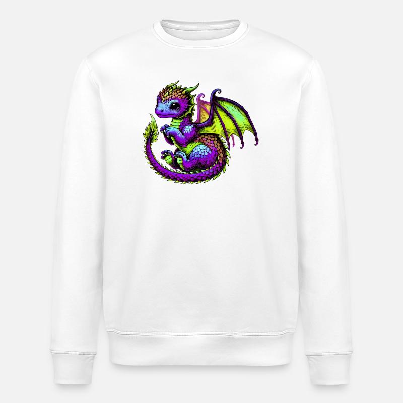 Dragon - Sweat bio ROLLER Stanley/Stella Unisexe - blanc