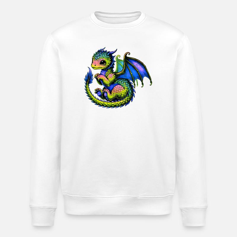 Dragon - Sweat bio ROLLER Stanley/Stella Unisexe - blanc