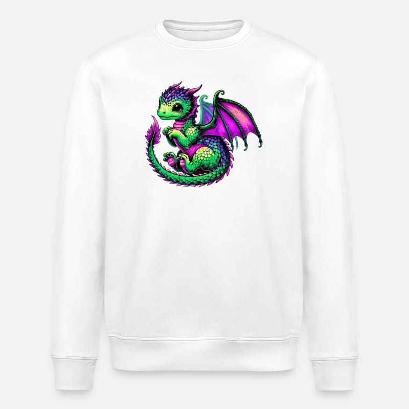 Dragon - Sweat bio ROLLER Stanley/Stella Unisexe - blanc