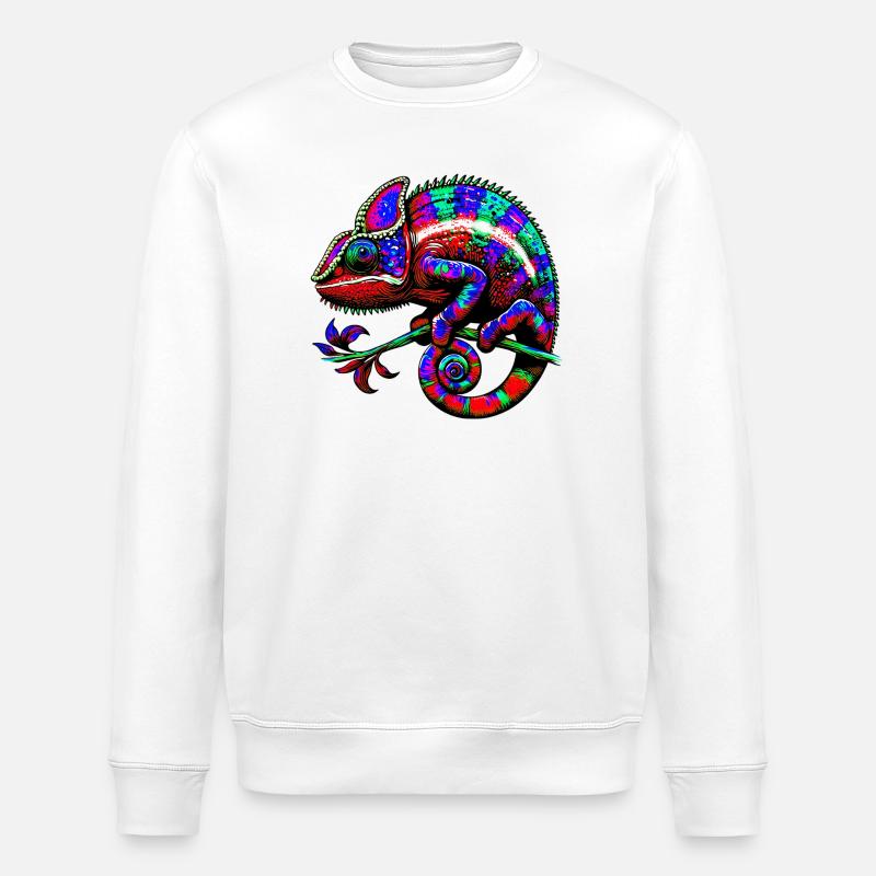 Chameleon - Stanley/Stella ROLLER Unisex Organic Sweatshirt - white