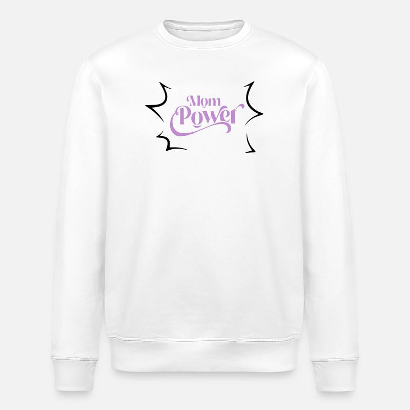 Mom power - Sweat bio ROLLER Stanley/Stella Unisexe - blanc