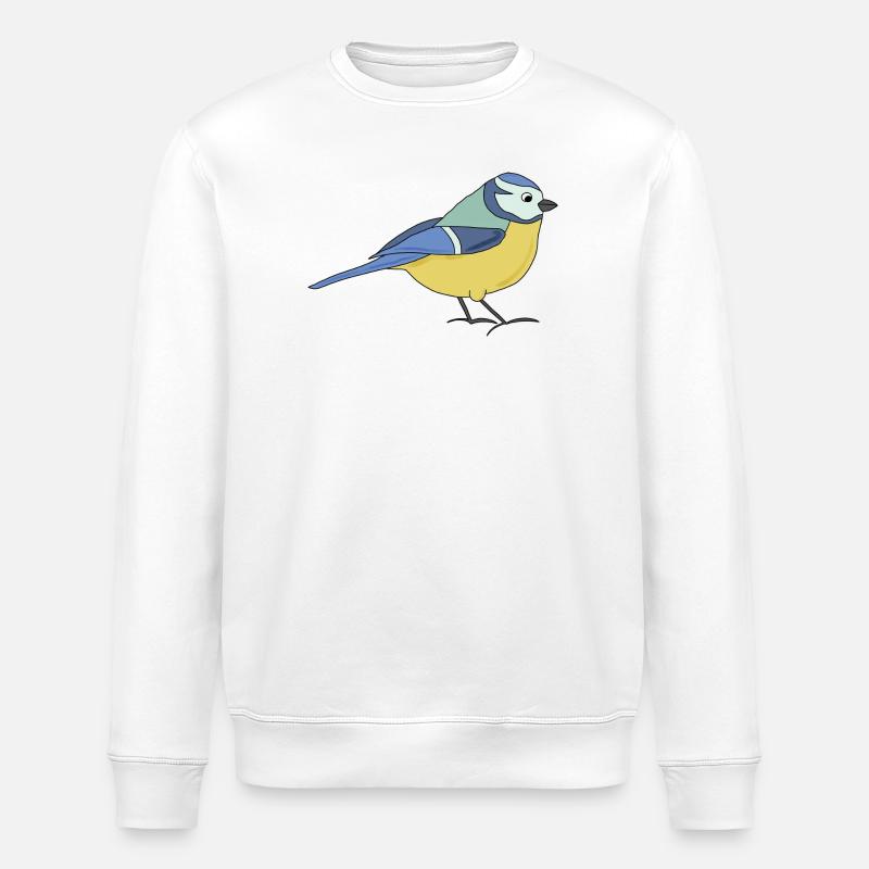 small blue, multicoloured - Stanley/Stella ROLLER Unisex Organic Sweatshirt - white