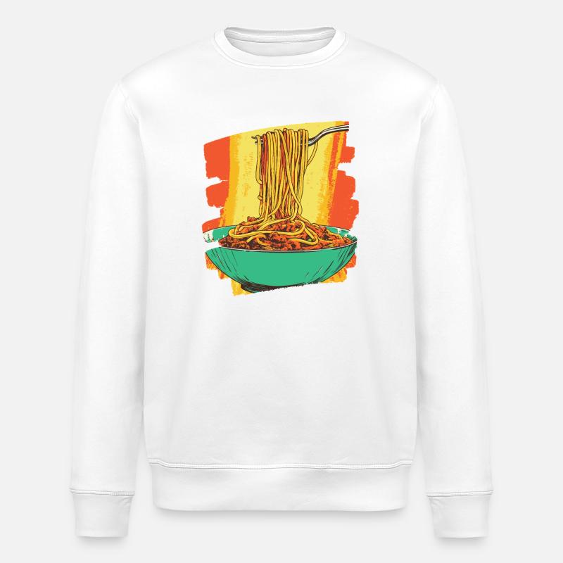 Spaghetti Bolognese - Stanley/Stella Unisex Bio-Sweatshirt ROLLER - Weiß