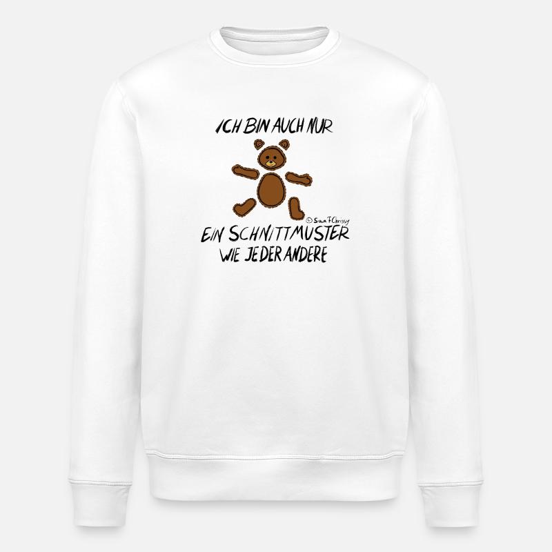 Modèle Ours - Sweat bio ROLLER Stanley/Stella Unisexe - blanc