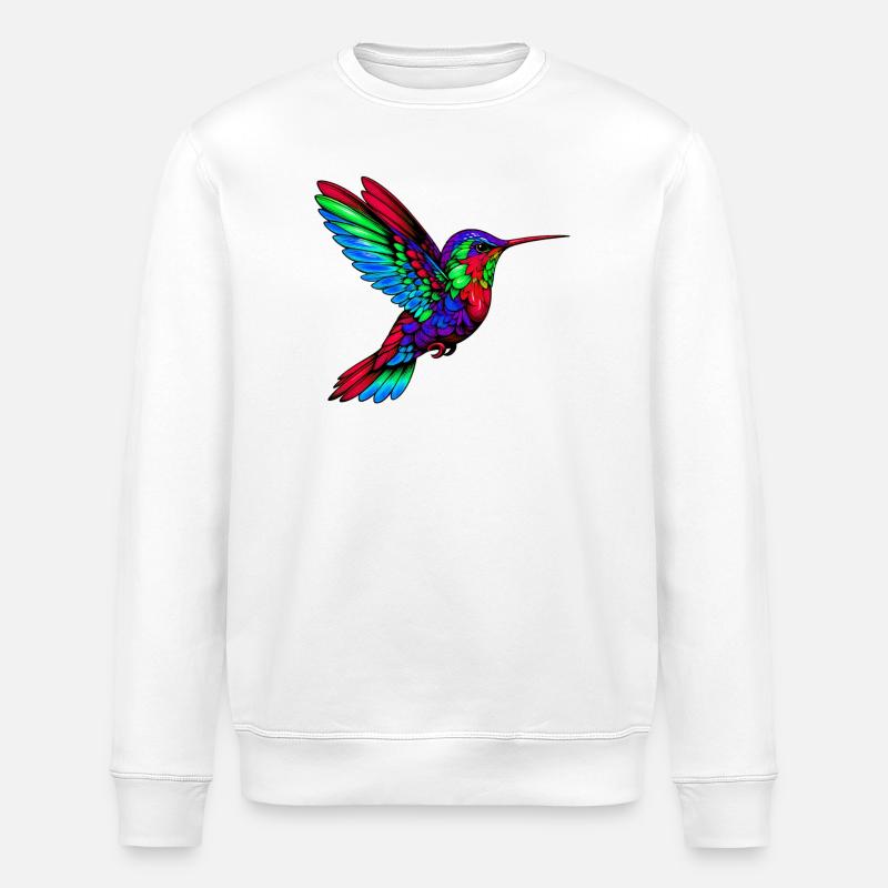 Kolibri - Stanley/Stella Unisex Bio-Sweatshirt ROLLER - Weiß