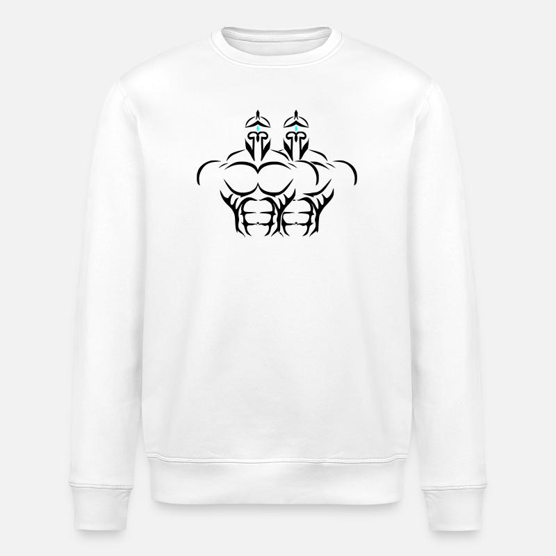 Alpha Twins Deluxe - Stanley/Stella Unisex Bio-Sweatshirt ROLLER - Weiß