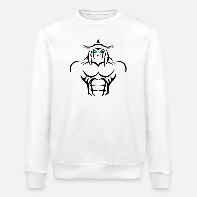 Alpha Pisces Deluxe - Stanley/Stella Unisex Bio-Sweatshirt ROLLER - Weiß