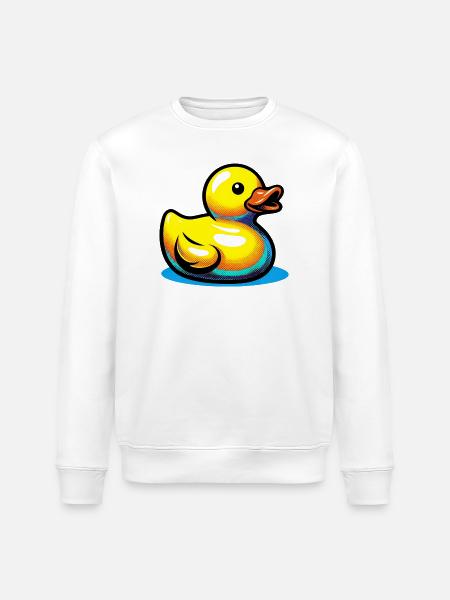 Duckling Duck Duck Duck - Stanley/Stella ROLLER Unisex Organic Sweatshirt - white