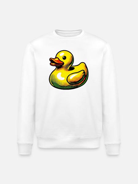 Duckling Duck Duck Duck - Stanley/Stella ROLLER Unisex Organic Sweatshirt - white