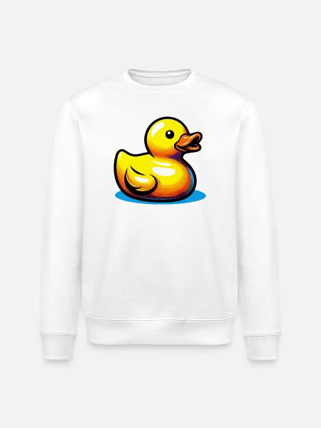 Duckling Duck Duck Duck - Stanley/Stella ROLLER Unisex Organic Sweatshirt - white