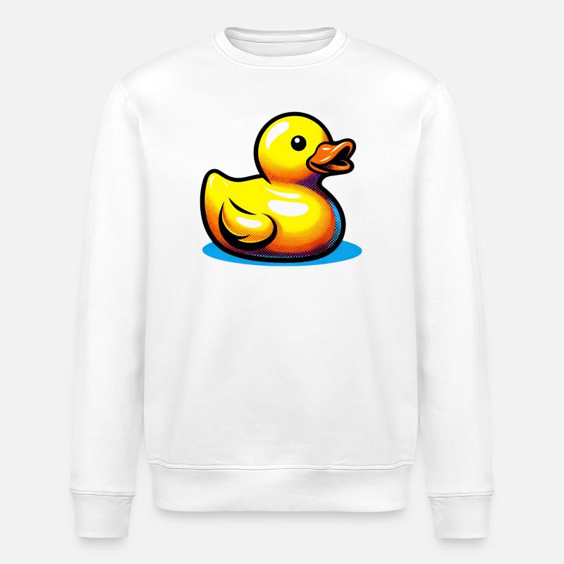 Duckling Duck Duck Duck - Stanley/Stella ROLLER Unisex Organic Sweatshirt - white