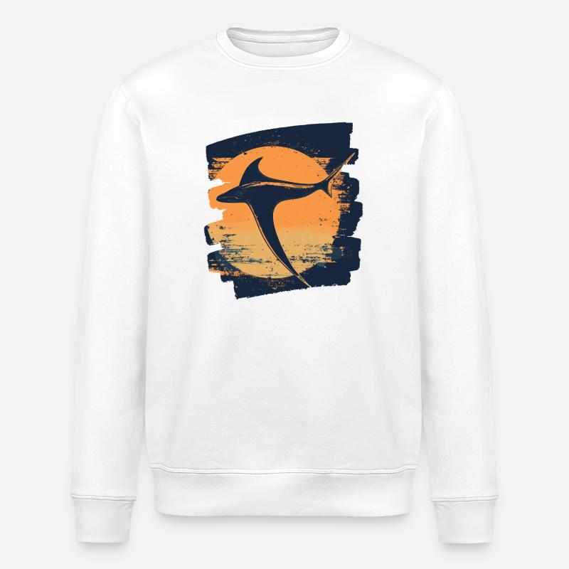 Manta Rochen Retro - Stanley/Stella Unisex Bio-Sweatshirt ROLLER - Weiß