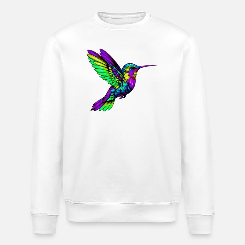 Kolibri - Stanley/Stella Unisex Bio-Sweatshirt ROLLER - Weiß