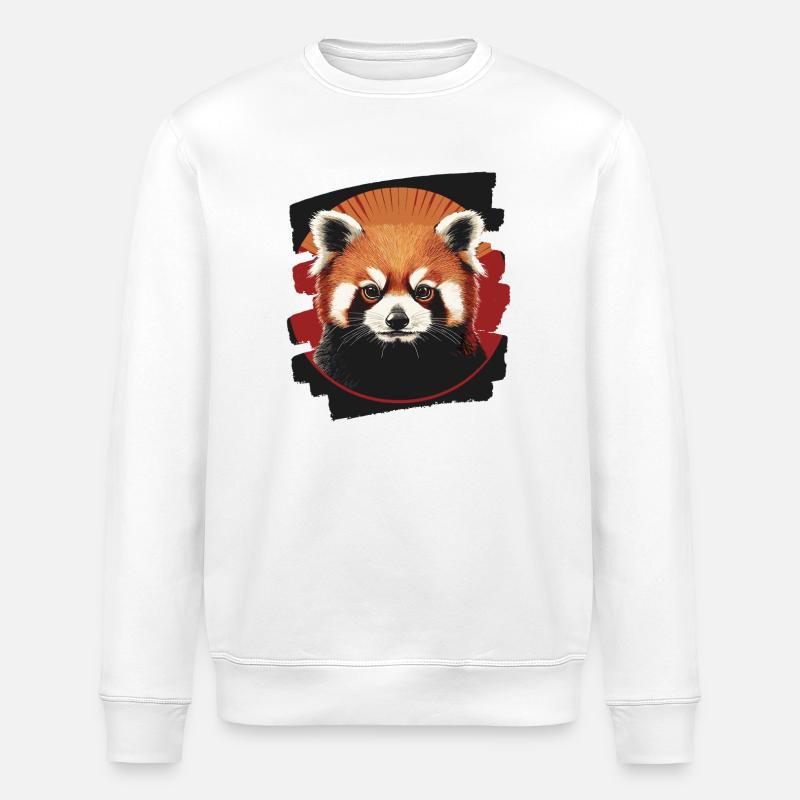 Petit panda - Sweat bio ROLLER Stanley/Stella Unisexe - blanc