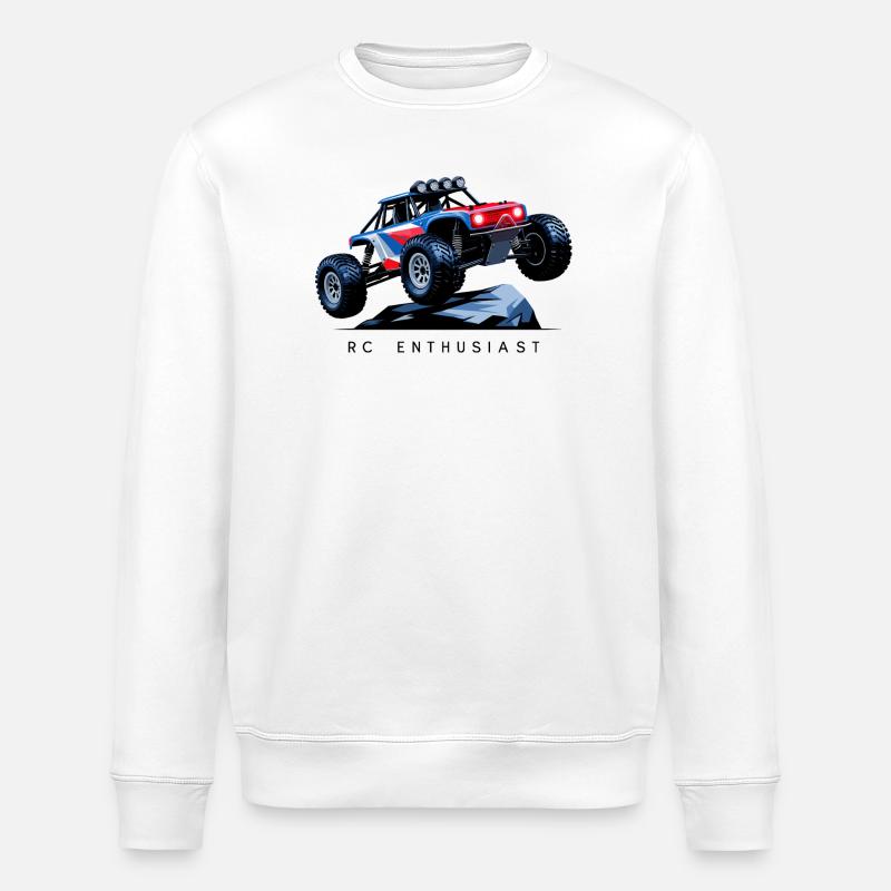 Voiture RC - Sweat bio ROLLER Stanley/Stella Unisexe - blanc