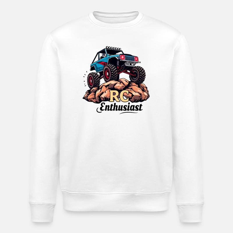 Voiture RC - Sweat bio ROLLER Stanley/Stella Unisexe - blanc