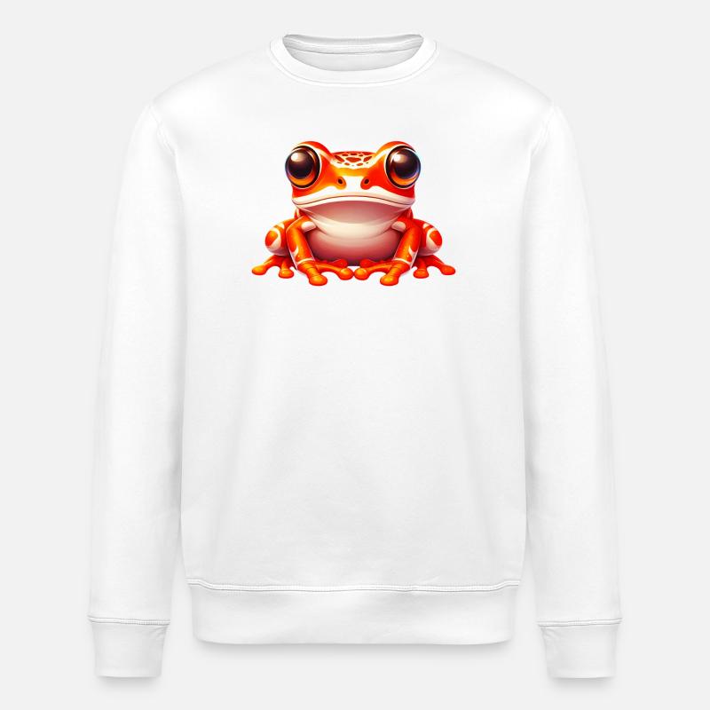 Frosch - Stanley/Stella Unisex Bio-Sweatshirt ROLLER - Weiß