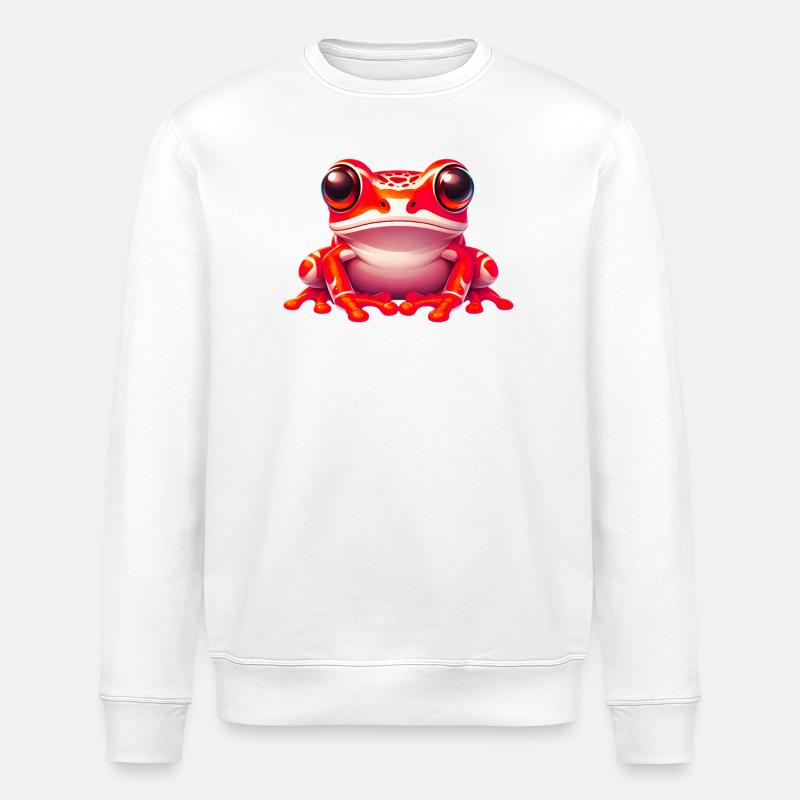 Grenouille - Sweat bio ROLLER Stanley/Stella Unisexe - blanc