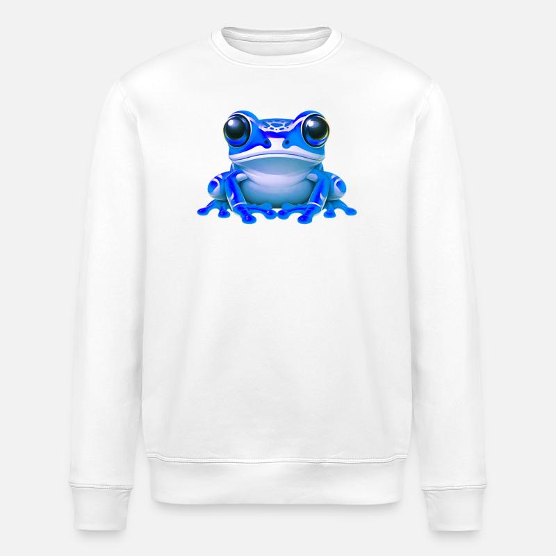 Frosch - Stanley/Stella Unisex Bio-Sweatshirt ROLLER - Weiß
