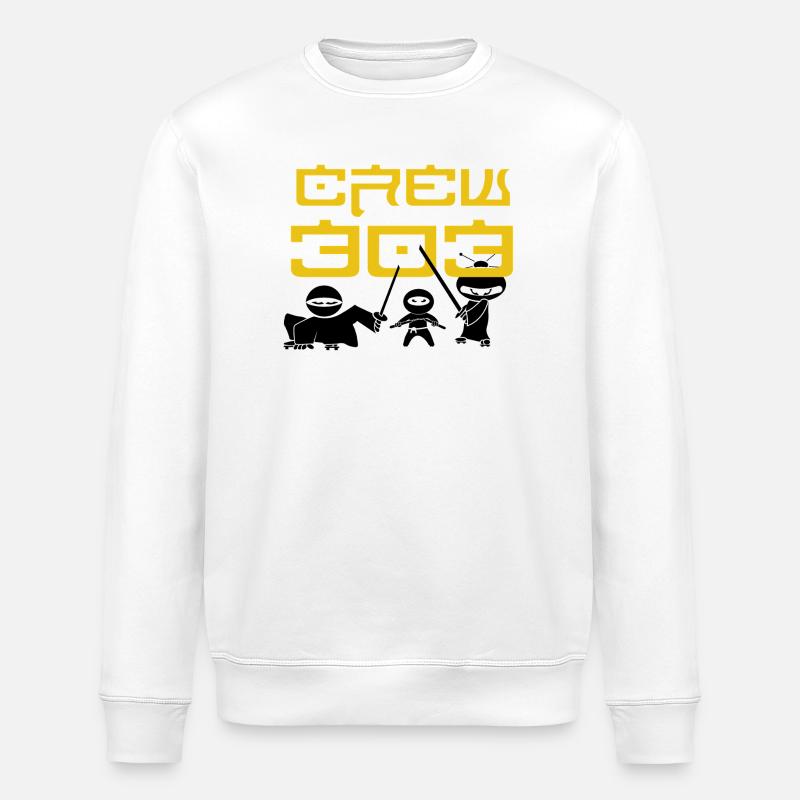 CREW 303 - Stanley/Stella Unisex Bio-Sweatshirt ROLLER - Weiß