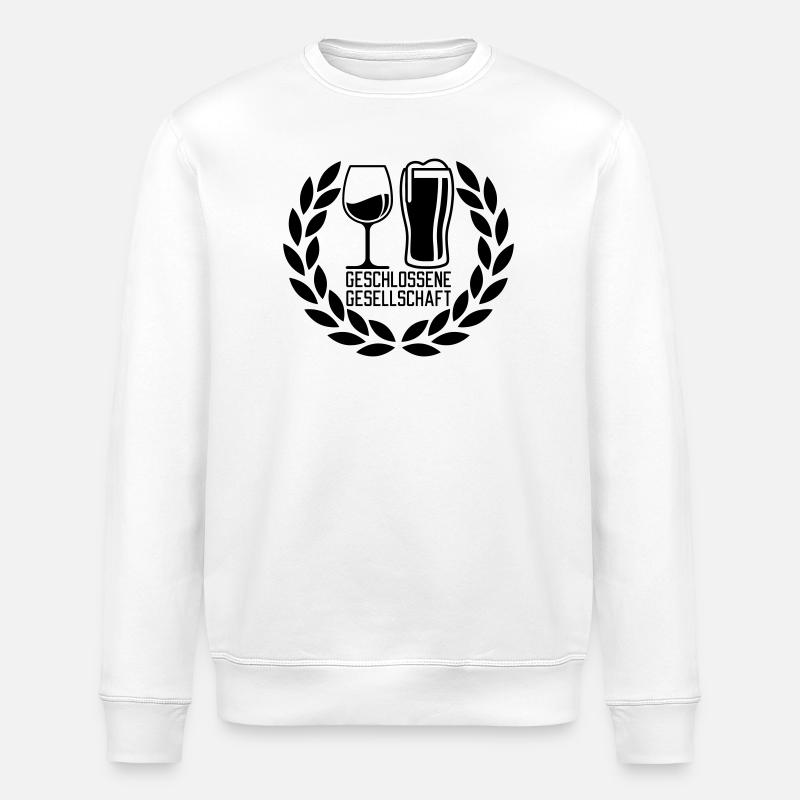 Coterie - Sweat bio ROLLER Stanley/Stella Unisexe - blanc