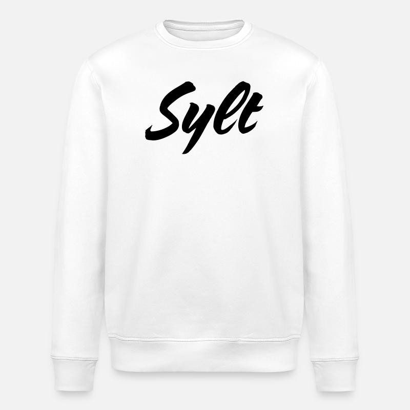 Sylt - Stanley/Stella ROLLER Unisex Organic Sweatshirt - white