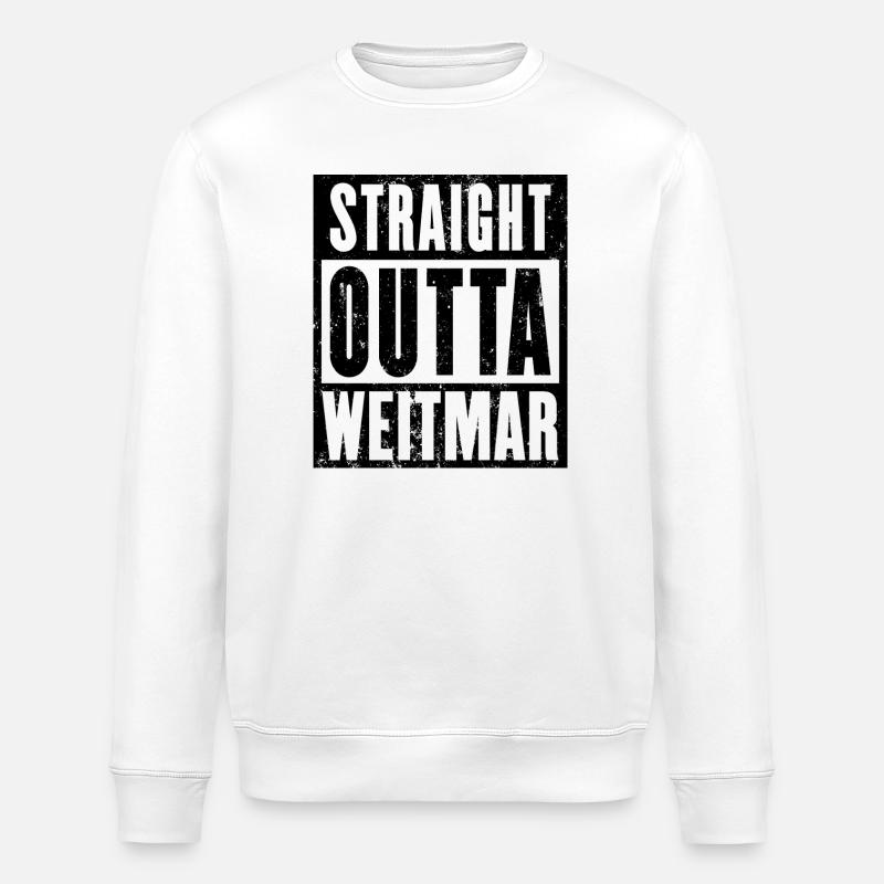 Weitmar, Ruhrgebiet, Ruhrpott, Bochum-Weitmar - Stanley/Stella Unisex Bio-Sweatshirt ROLLER - Weiß