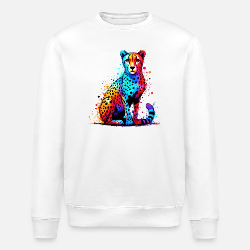 Gepard - Stanley/Stella Unisex Bio-Sweatshirt ROLLER - Weiß
