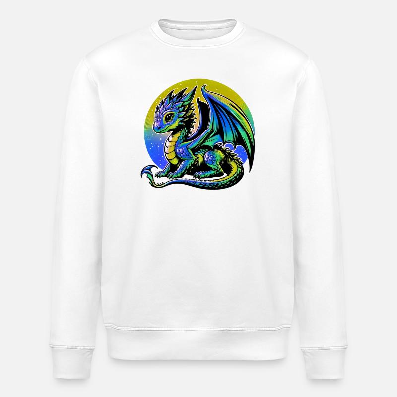 Dragon - Sweat bio ROLLER Stanley/Stella Unisexe - blanc