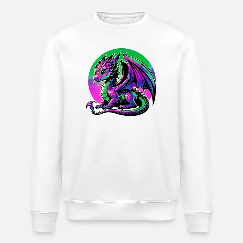 Dragon - Sweat bio ROLLER Stanley/Stella Unisexe - blanc