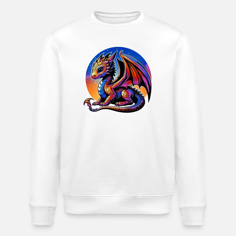 Dragon - Sweat bio ROLLER Stanley/Stella Unisexe - blanc