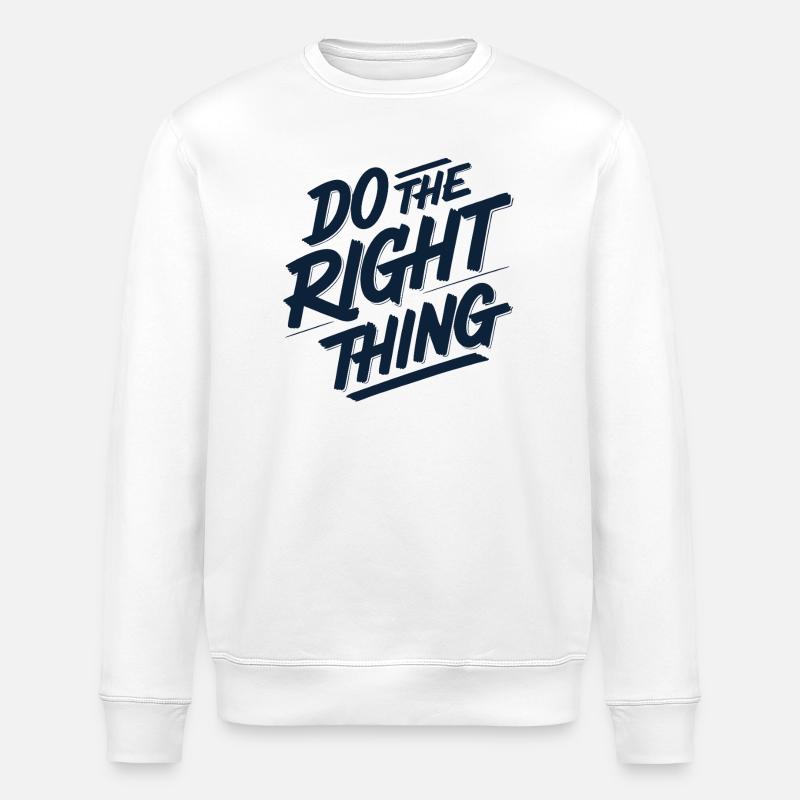 Tu das Richtige 1 - Stanley/Stella Unisex Bio-Sweatshirt ROLLER - Weiß