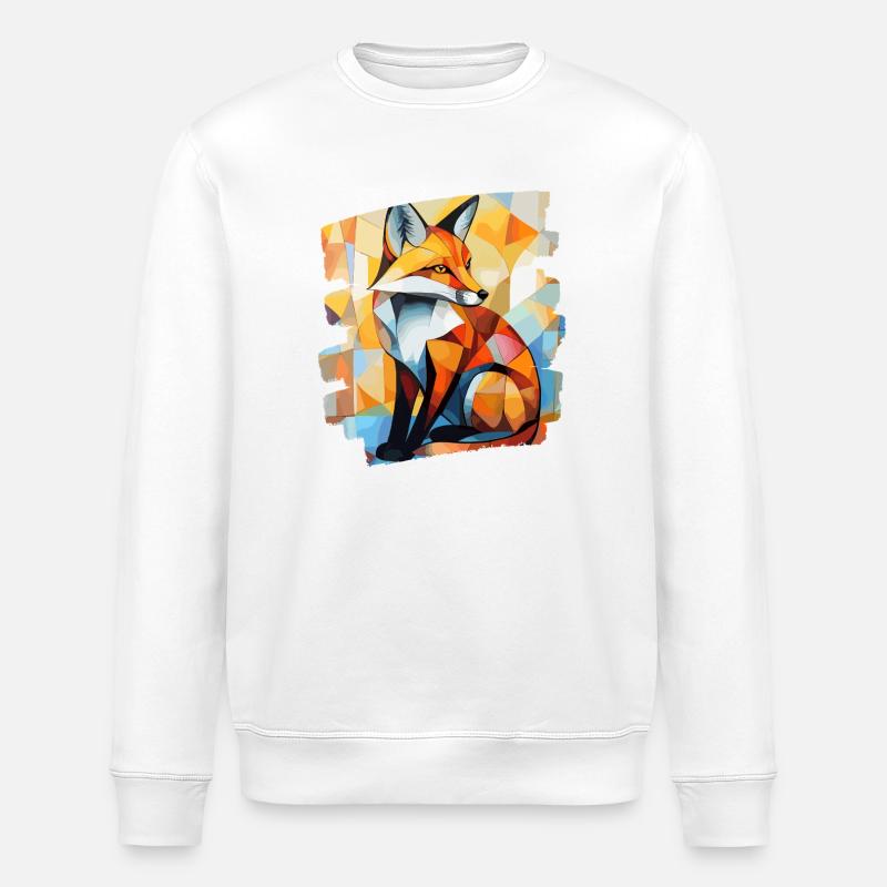 Fuchs - Stanley/Stella Unisex Bio-Sweatshirt ROLLER - Weiß