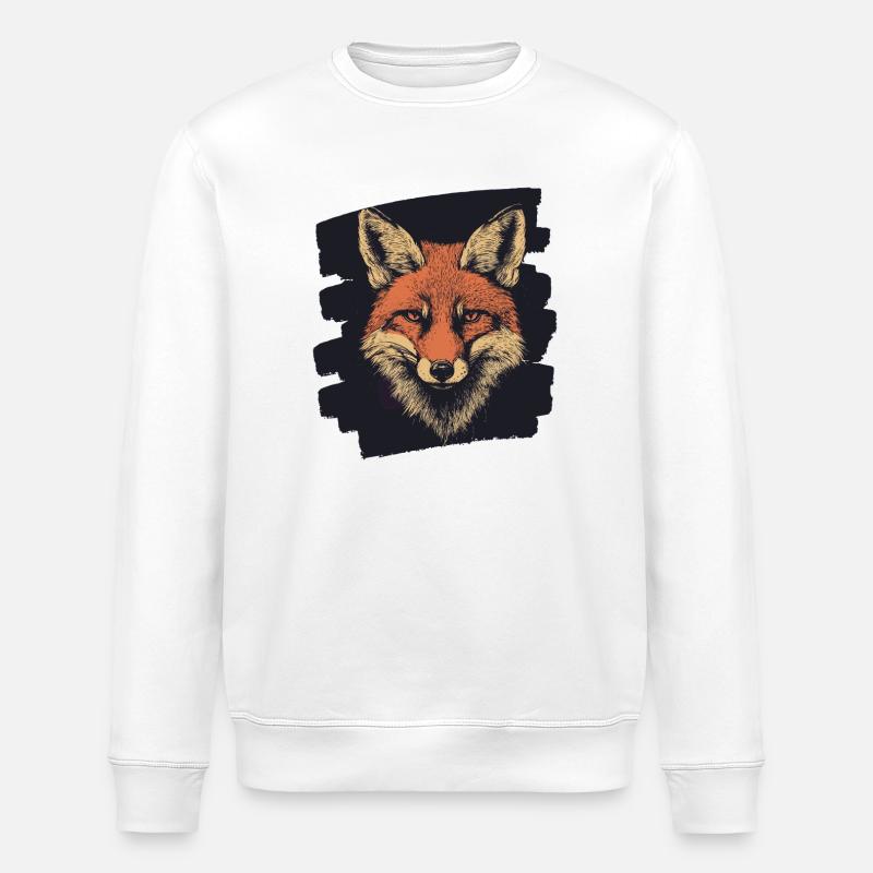 Fuchs - Stanley/Stella Unisex Bio-Sweatshirt ROLLER - Weiß