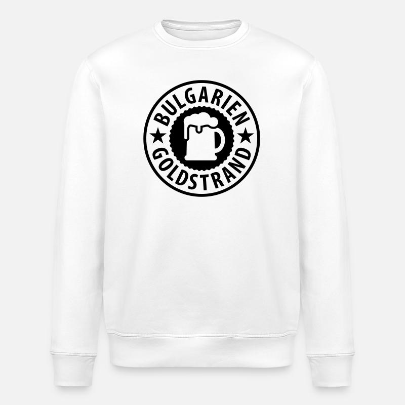 Bulgarien Goldstrand Bier - Stanley/Stella Unisex Bio-Sweatshirt ROLLER - Weiß