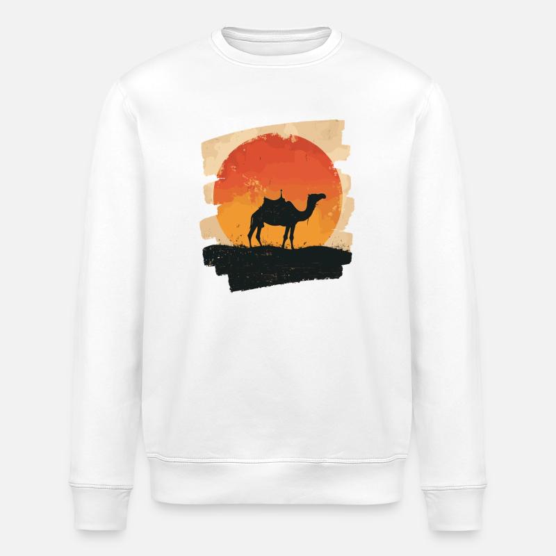 Kamel - Stanley/Stella Unisex Bio-Sweatshirt ROLLER - Weiß